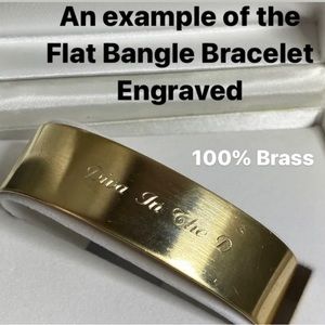 Brass Cuff Bracelet - Can Be Engraved
